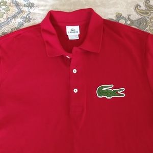 Lacoste big croc polo shirt